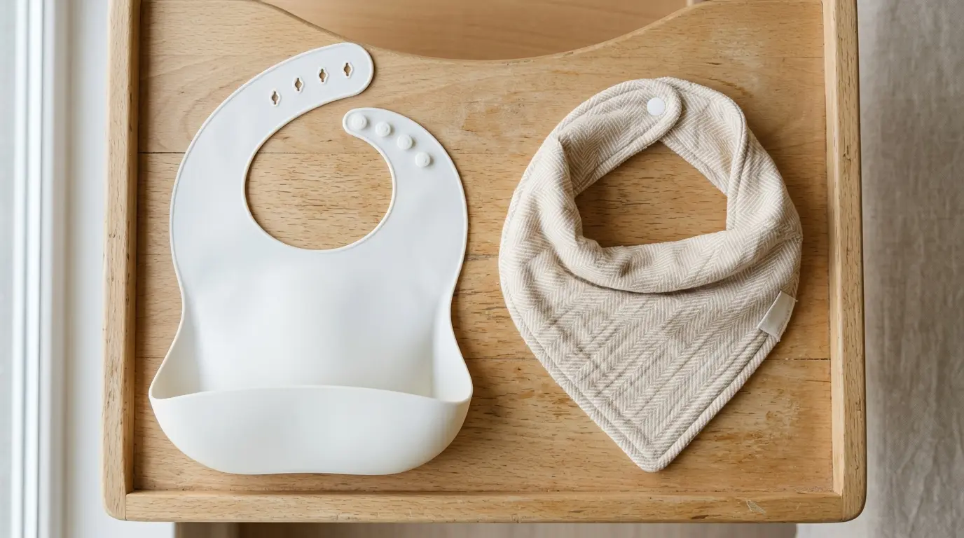 Silicone Bib vs Bandana Bib: Why Neither One Wins on Its Own