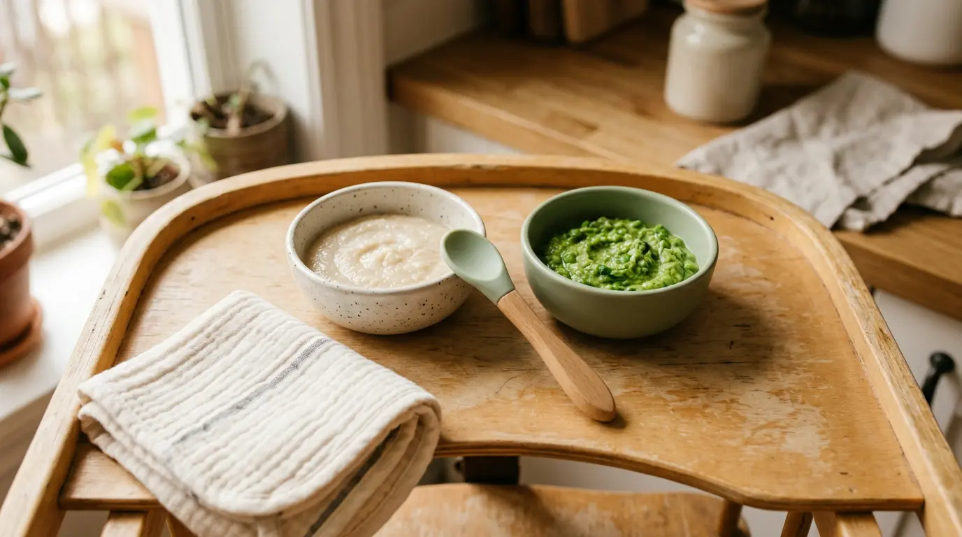 When to Start Solid Foods: What Actually Happened With My Two Very Different Babies